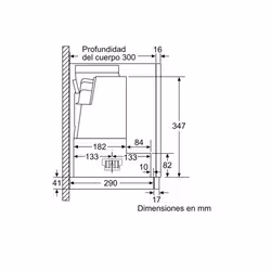 Siemens iQ300 LI97SA531 hotte Semi-intégrée (semi-encastrée) Blanc 397 m³/h A
