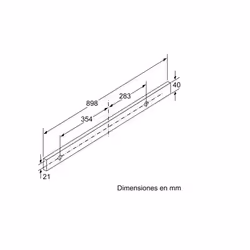 Siemens iQ300 LI97SA531 hotte Semi-intégrée (semi-encastrée) Blanc 397 m³/h A - Vue supplémentaire 7