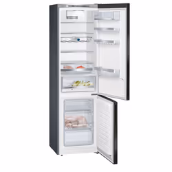 Siemens iQ500 KG39E8XBA réfrigérateur-congélateur Pose libre 343 L B Noir, Acier inoxydable