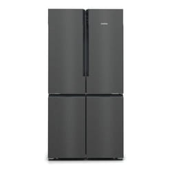 Siemens iQ500 KF96NAXEA frigo américain Pose libre 605 L E Noir, Acier inoxydable