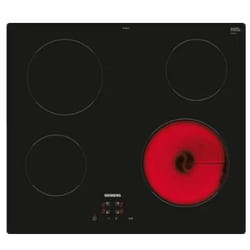 Siemens iQ100 ET61RBEB8E plaque Noir Intégré 60 cm Céramique 4 zone(s)