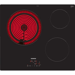 Siemens iQ300 ET61RBKB8E plaque Noir Intégré 59.2 cm Céramique 3 zone(s)
