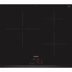 Siemens iQ100 EU63KBJB5E, Noir, Intégré, 60 cm, Plaque avec zone à induction, Verre, 3 zone(s)