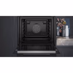 Siemens HR776G1B1 four 71 L 3600 W A+ Noir, Acier inoxydable