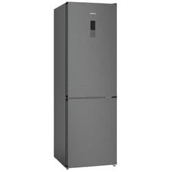 Siemens iQ300 KG36NXXDF réfrigérateur-congélateur Pose libre 321 L D Noir, Acier inoxydable