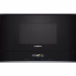 Siemens BF722R1B1, Intégré, Micro-onde simple, 21 L, 900 W, Tactile, Noir