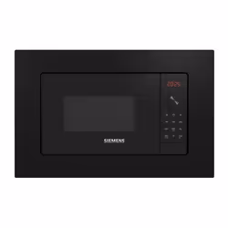 Siemens iQ300 , Intégré, Micro-onde combiné, 20 L, 800 W, Rotatif, Tactile, Noir