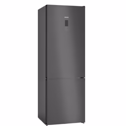 Siemens iQ300 KG49NXXCF, 440 L, No Frost (réfrigérateur), 11 kg/24h, C, Nouvelle zone compartiment, Noir, Acier inoxydable