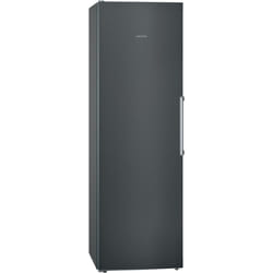Siemens iQ300 KS36VVXDP réfrigérateur Pose libre 346 L D Noir, Acier inoxydable