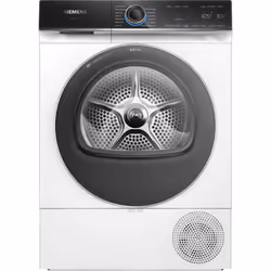 Siemens WQ46B2C40, Pose libre, Charge avant, Pompe à chaleur, Blanc, Rotatif, Tactile, Droite
