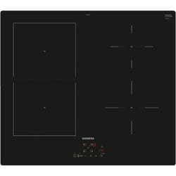 Table de cuisson induction 60cm 4 foyers 6900w noir Siemens ED61RBSB6E