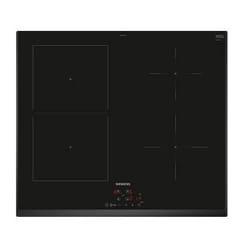 Siemens iQ500 ED651BSB6E plaque Noir Intégré 60 cm Plaque avec zone à induction 4 zone(s)