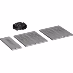 Siemens LZ11BKR11, Kit de recyclage pour hotte, Noir, Gris, 4 pièce(s)