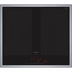 Siemens iQ700 EX645HXC1E, Noir, Intégré, 60 cm, Plaque avec zone à induction, Verre-céramique, 4 zone(s)