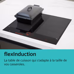 Siemens iQ700 Table à induction 80 cm Noir, sans cadre - Vue supplémentaire 5