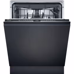 Siemens iQ300 SN63EX02CE, Entièrement intégré, Taille maximum (60 cm), Noir, Acier inoxydable, Acier inoxydable, Boutons, 1,7 ...