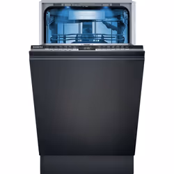 Siemens iQ500 SR65ZX10ME, Entièrement intégré, Compact (45 cm), Noir, Noir, Gris, Boutons, 1,75 m