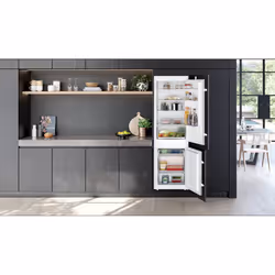 Siemens iQ100 KI86VNSE0 réfrigérateur-congélateur Intégré 267 L E Blanc