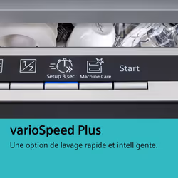 Siemens iQ500 SN25EI11CE lave-vaisselle Pose libre 14 couverts B