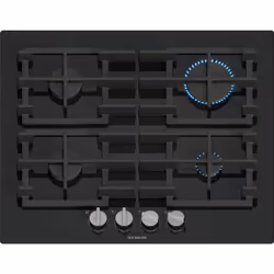 Siemens iQ500 EP6A6PI40, Noir, Intégré, 60 cm, Gaz, Verre, 4 zone(s)