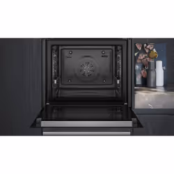 Siemens iQ500 HB578GES3 four 71 L A+ Noir, Acier inoxydable - Vue supplémentaire 3