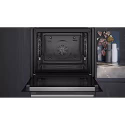 Siemens iQ300 HQ574AER3 four 71 L A+ Noir, Acier inoxydable