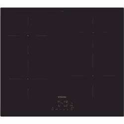 Siemens iQ100 EU611BEB5H, Noir, Intégré, 60 cm, Céramique, Verre-céramique, 4 zone(s)