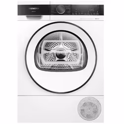 Siemens iQ500 WQ42G20DFR, Pose libre, Charge avant, Pompe à chaleur, Blanc, Rotatif, Noir, Blanc