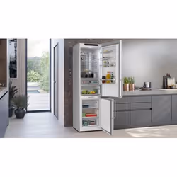 Siemens iQ500 KG39NAIAU réfrigérateur-congélateur Pose libre A Acier brossé