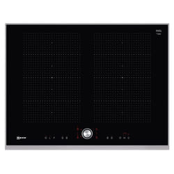 Neff T57TT60N0 plaque Noir, Acier inoxydable Intégré Plaque avec zone à induction 4 zone(s)