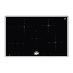 Neff T48BT00N0 plaque Noir, Acier inoxydable Intégré Plaque avec zone à induction 5 zone(s)