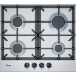 Neff T26DS49N0 plaque Acier inoxydable Intégré 60 cm Gaz 4 zone(s)