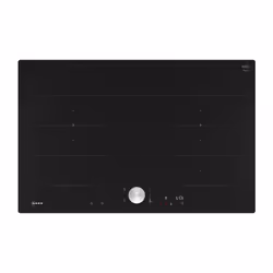 Neff T68PTY4L0, Noir, Intégré, 80 cm, Plaque avec zone à induction, Verre-céramique, 4 zone(s)