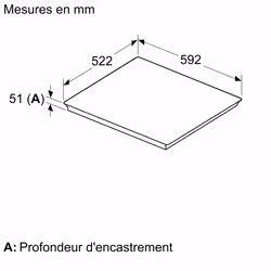 Neff T66FTX4L0 plaque Noir Intégré 60 cm Plaque avec zone à induction 4 zone(s) - Vue supplémentaire 5
