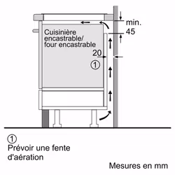 Neff N 50 Table à induction 60 cm Noir, sans cadre - Vue supplémentaire 6