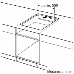 Neff N 50 Table à induction 60 cm Noir, sans cadre - Vue supplémentaire 7