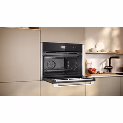 Neff C24FS31N0 four à vapeur Moyenne Noir, Acier inoxydable Tactile - Vue supplémentaire 4