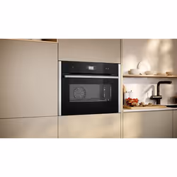 Neff C24FS31N0 four à vapeur Moyenne Noir, Acier inoxydable Tactile - Vue supplémentaire 6