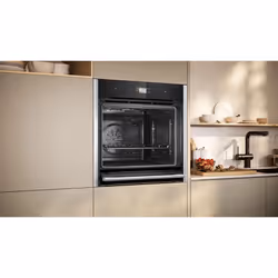 Neff B64CS71N0 four 71 L A+ Noir, Acier inoxydable - Vue supplémentaire 4