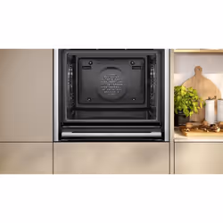 Neff B64VT73N0 four 71 L A+ Noir, Acier inoxydable