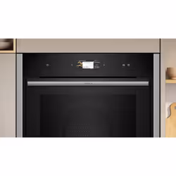 Neff B64FS31N0 four 71 L A+ Noir, Acier inoxydable