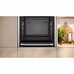 Neff B64FS31N0 four 71 L A+ Noir, Acier inoxydable