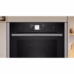 Neff N 90 B64FT33N0 four 71 L A+ Noir, Acier inoxydable