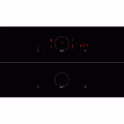 Neff T58SHW1L0 plaque Noir, Acier inoxydable Intégré 80 cm Plaque avec zone à induction 5 zone(s)