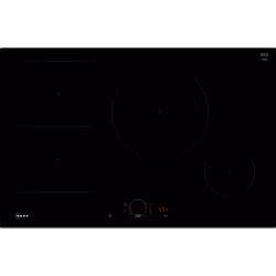 Neff T58FHS1L0, Noir, Intégré, 80 cm, Plaque avec zone à induction, Verre-céramique, 4 zone(s)