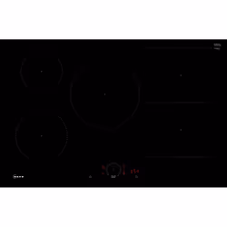 Neff T58PHW1L0, Noir, Intégré, 80 cm, Plaque avec zone à induction, Verre-céramique, 5 zone(s)