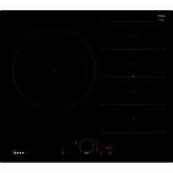 Neff T66FHC4L0, Noir, Intégré, 60 cm, Plaque avec zone à induction, Verre-céramique, 3 zone(s)
