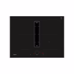 Neff V57THQ4L0, Noir, Intégré, 70 cm, Plaque avec zone à induction, Vitrocéramique, 4 zone(s)