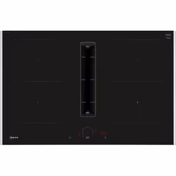 Neff V58THQ4L0, Noir, Intégré, 80 cm, Plaque avec zone à induction, Verre-céramique, 4 zone(s)