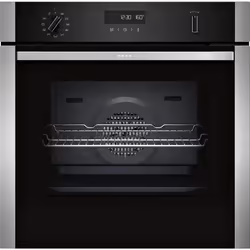 Neff N 50 Four intégrable 60 x 60 cm Inox, Moyenne, Four électrique, 71 L, 3600 W, 71 L, Assisté par ventilateur